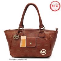 michael kors logo monogram klein bruin bakken Portemonnee Online lkvj7647